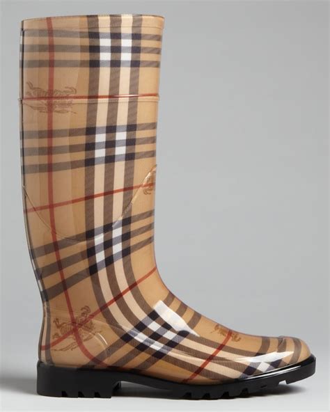 burberry plaid rain boots|authentic Burberry rain boots.